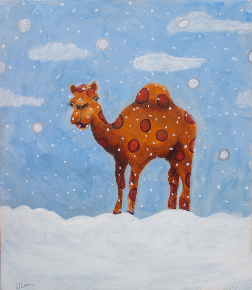 Camel in the Snow